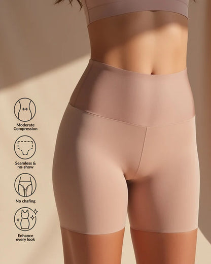 Shorty Gainant Sans Coutures Taille Haute
